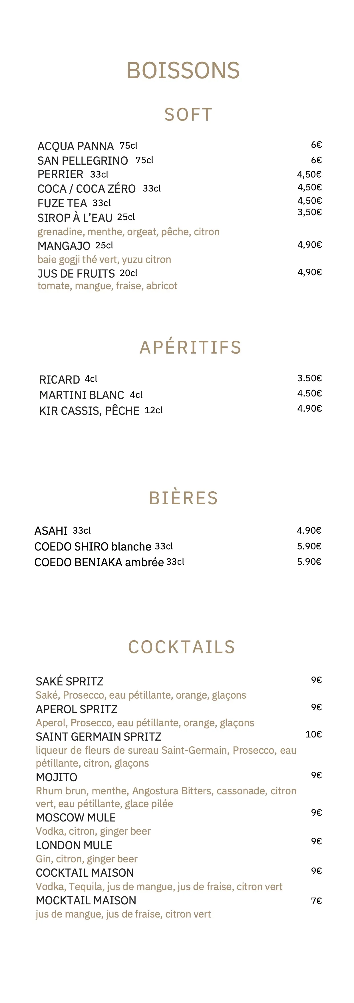 CARTE RESTO Kaïnama - 5