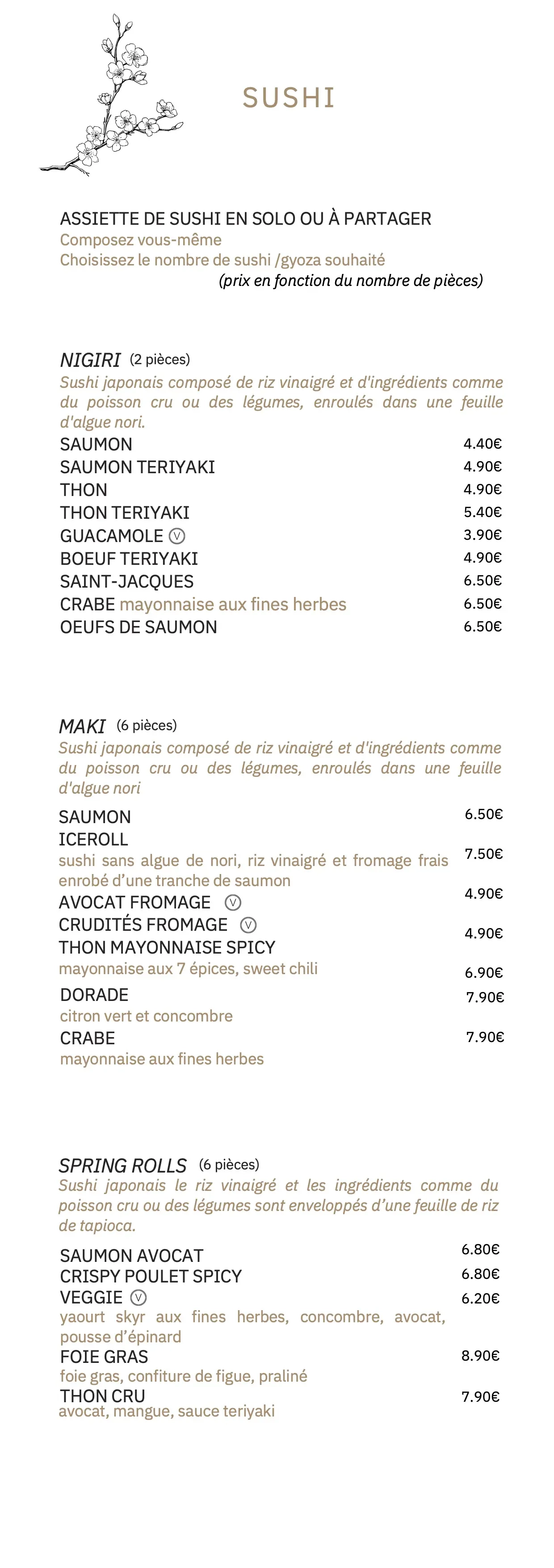 CARTE RESTO Kaïnama