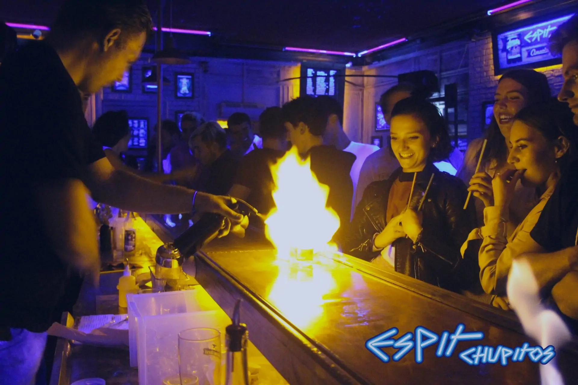 Un show unique à chaque shooter, avec des effets de feu et des bonbons, pour une expérience inoubliable