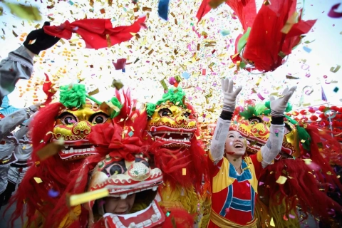 Nouvel An Chinois dans les rues vibrantes de Lyon ✨